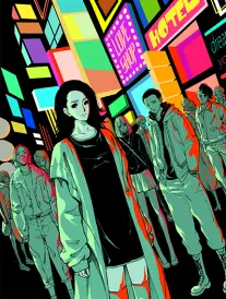 韩国免费漫画《汉江夜行》封面